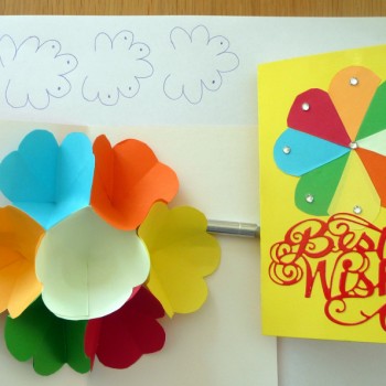 Bloemenkaart met video