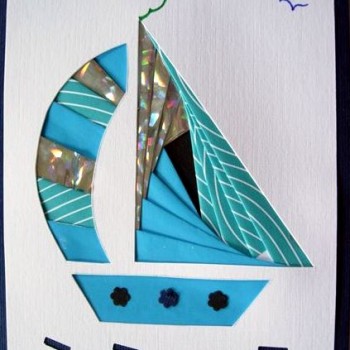 Irisvouwen, bootje