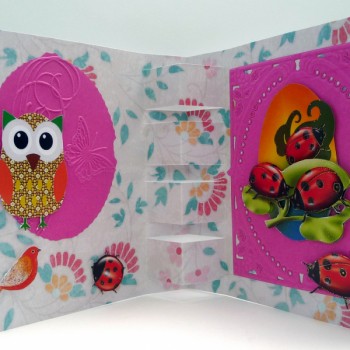 taande wenskaart  met dieren